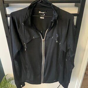 Champion Black Zip-Up Athletic Jacket | Women’s Medium